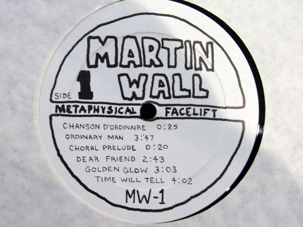Martin Wall : Metaphysical Facelift (LP, Album)