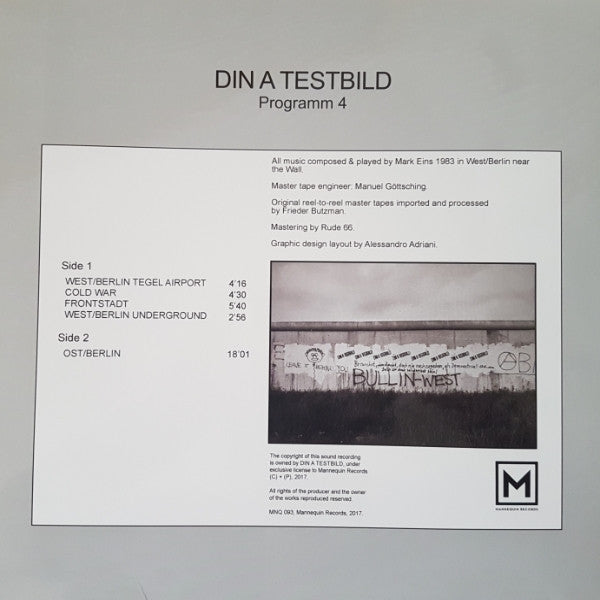 Din A Testbild : Programm 4 (LP, Album, Ltd)