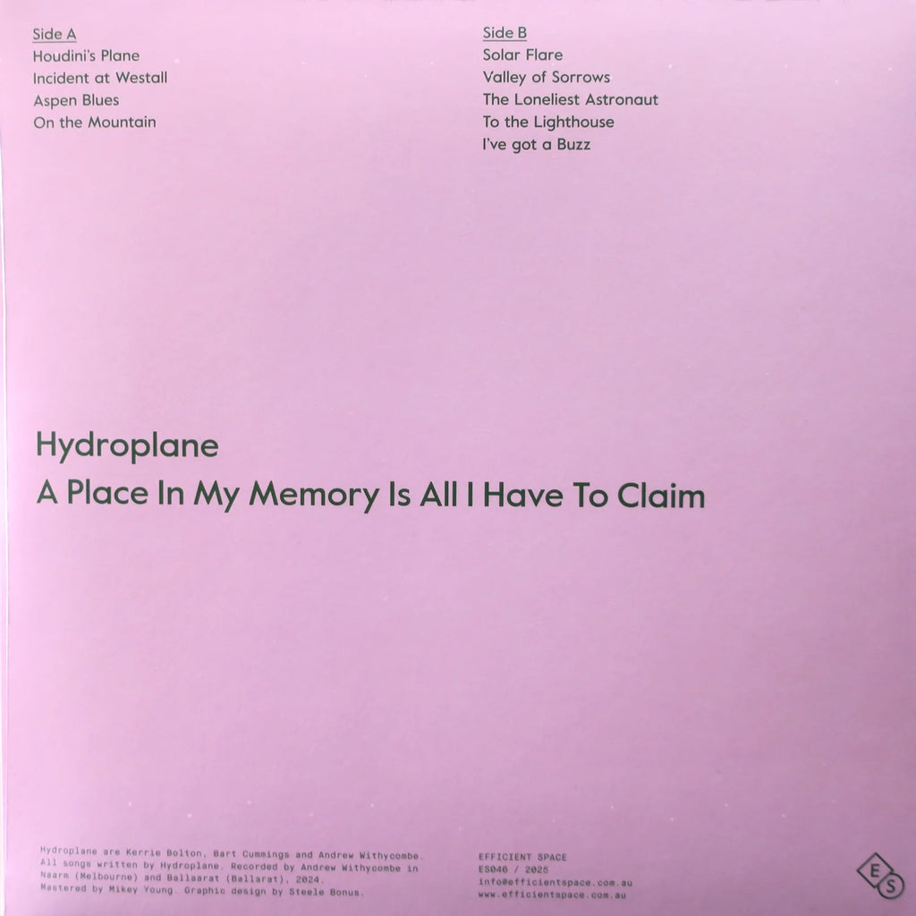 A Place In My Memory Is All I Have To Claim (LP) (Mint (M))