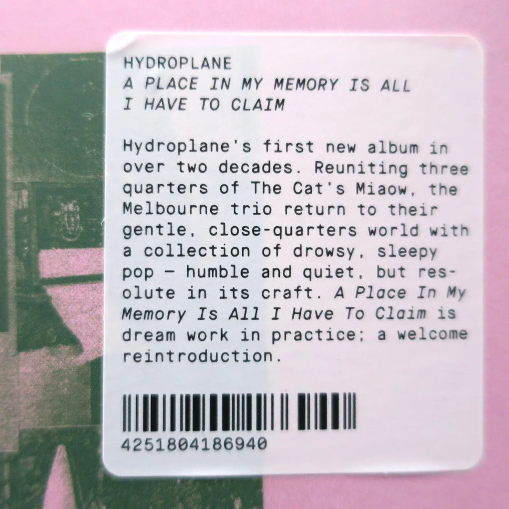 A Place In My Memory Is All I Have To Claim (LP) (Mint (M))