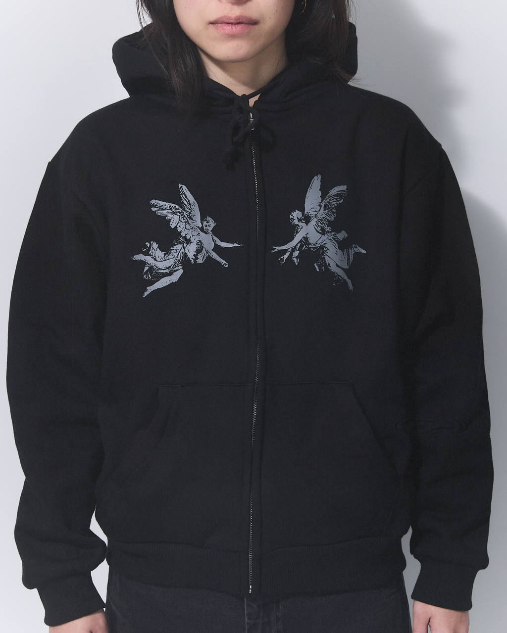 Angel Zip Hood