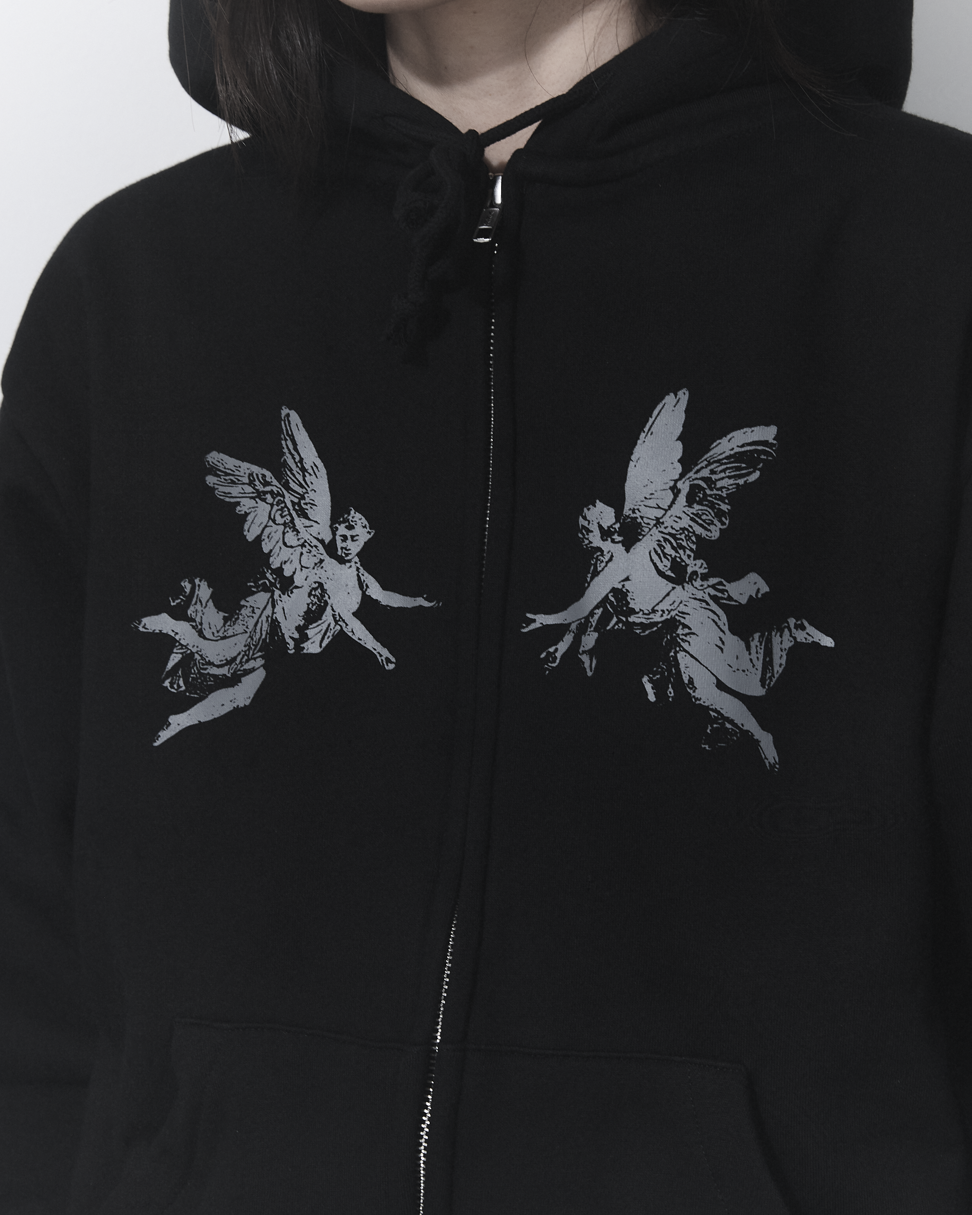 Angel Zip Hood