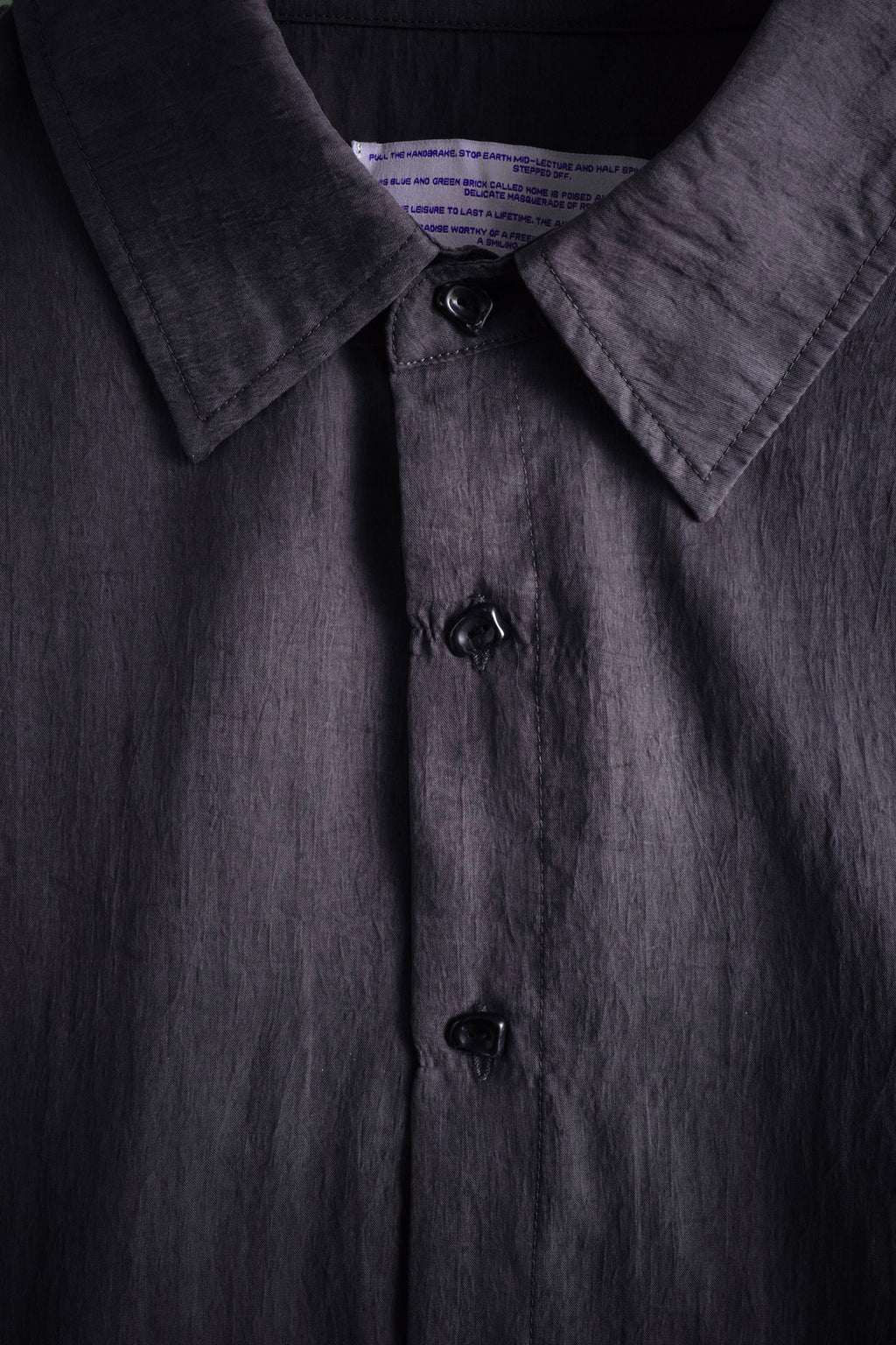 Crinkle Button Up Shirt