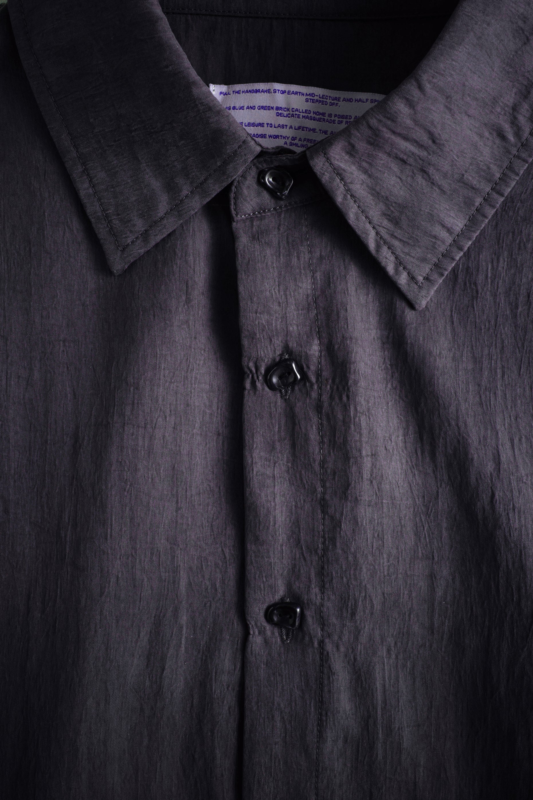 Crinkle Button Up Shirt