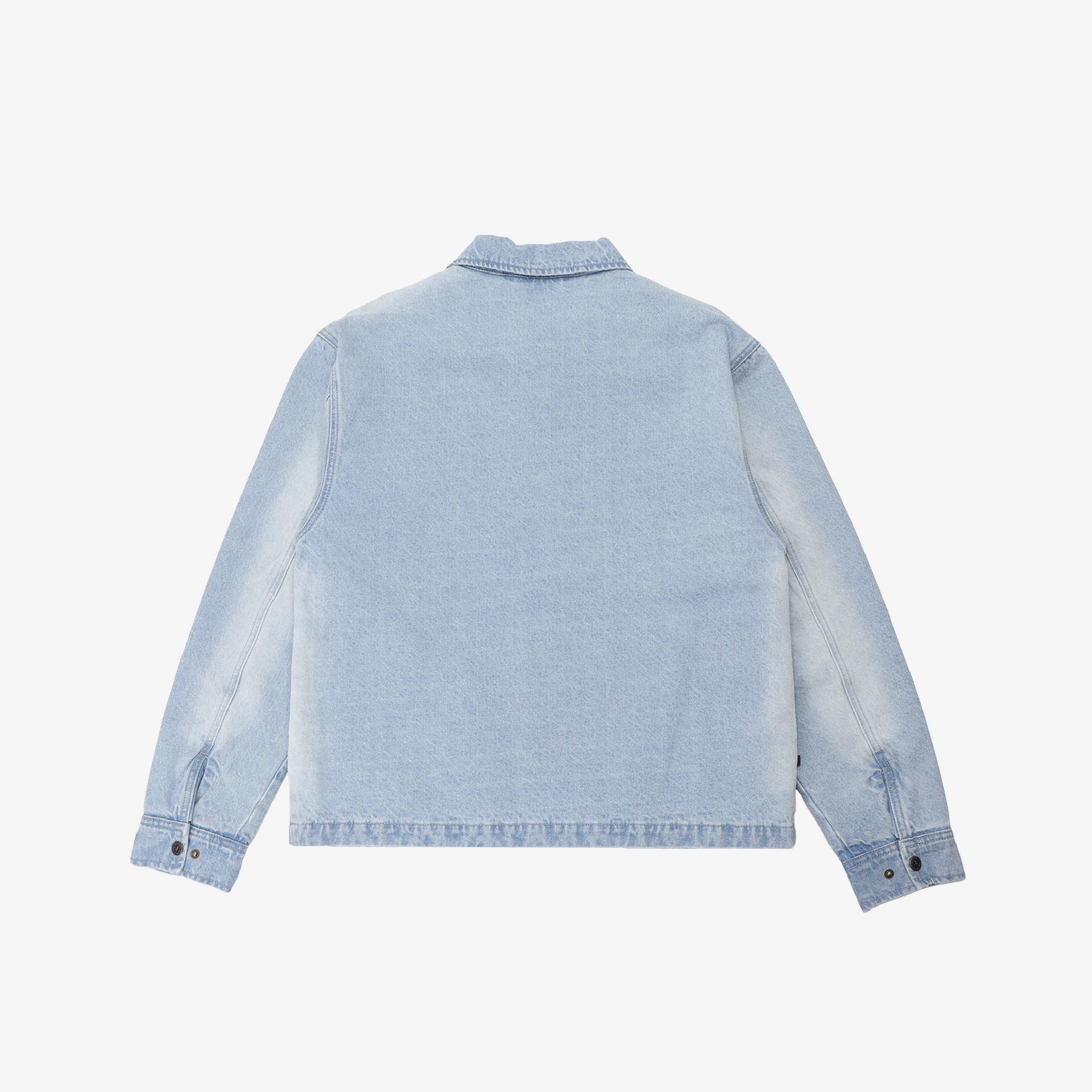 Faded Wash Workers Jacket | Light Indigo