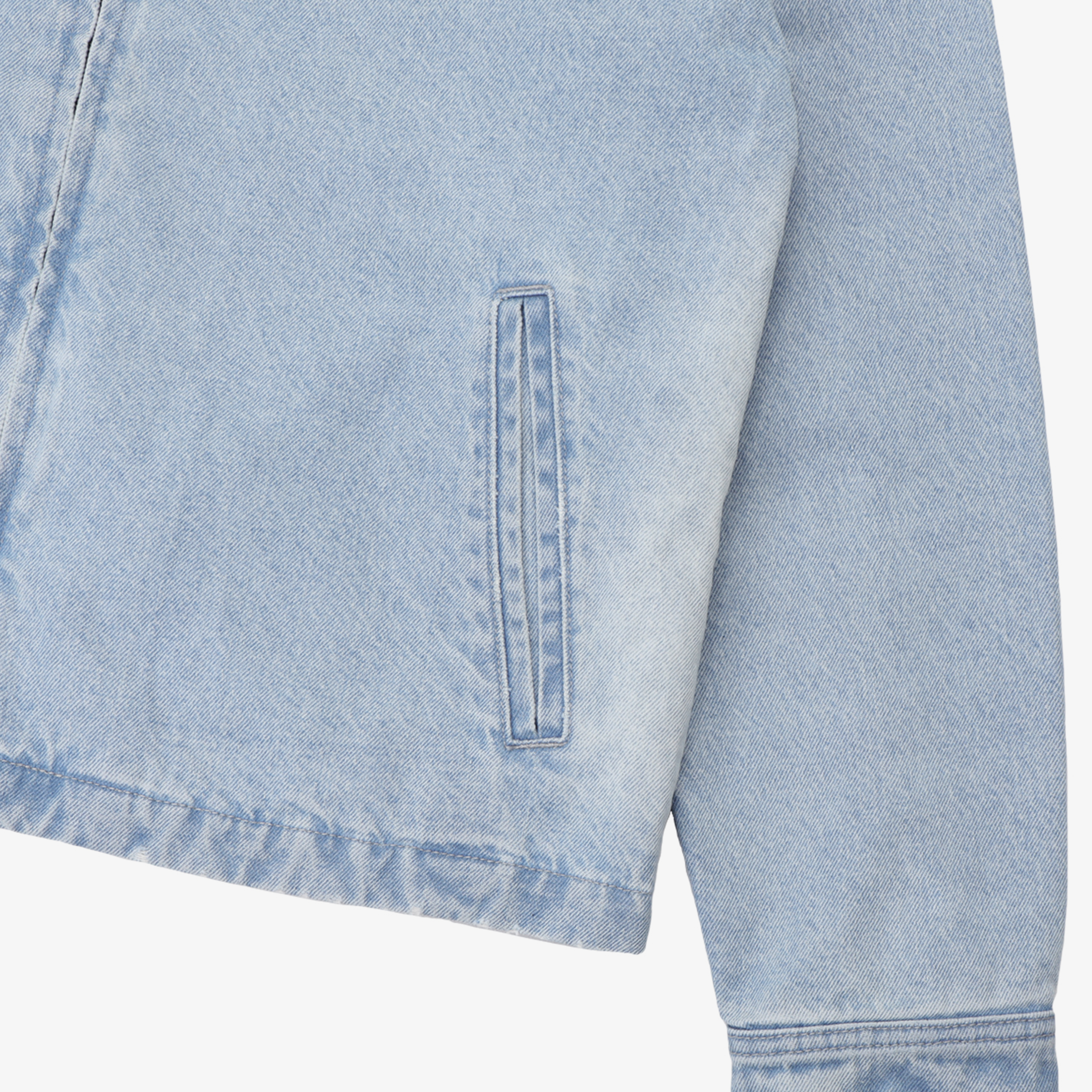 Faded Wash Workers Jacket | Light Indigo