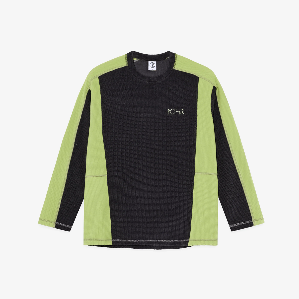 Grid Fleece Sweater