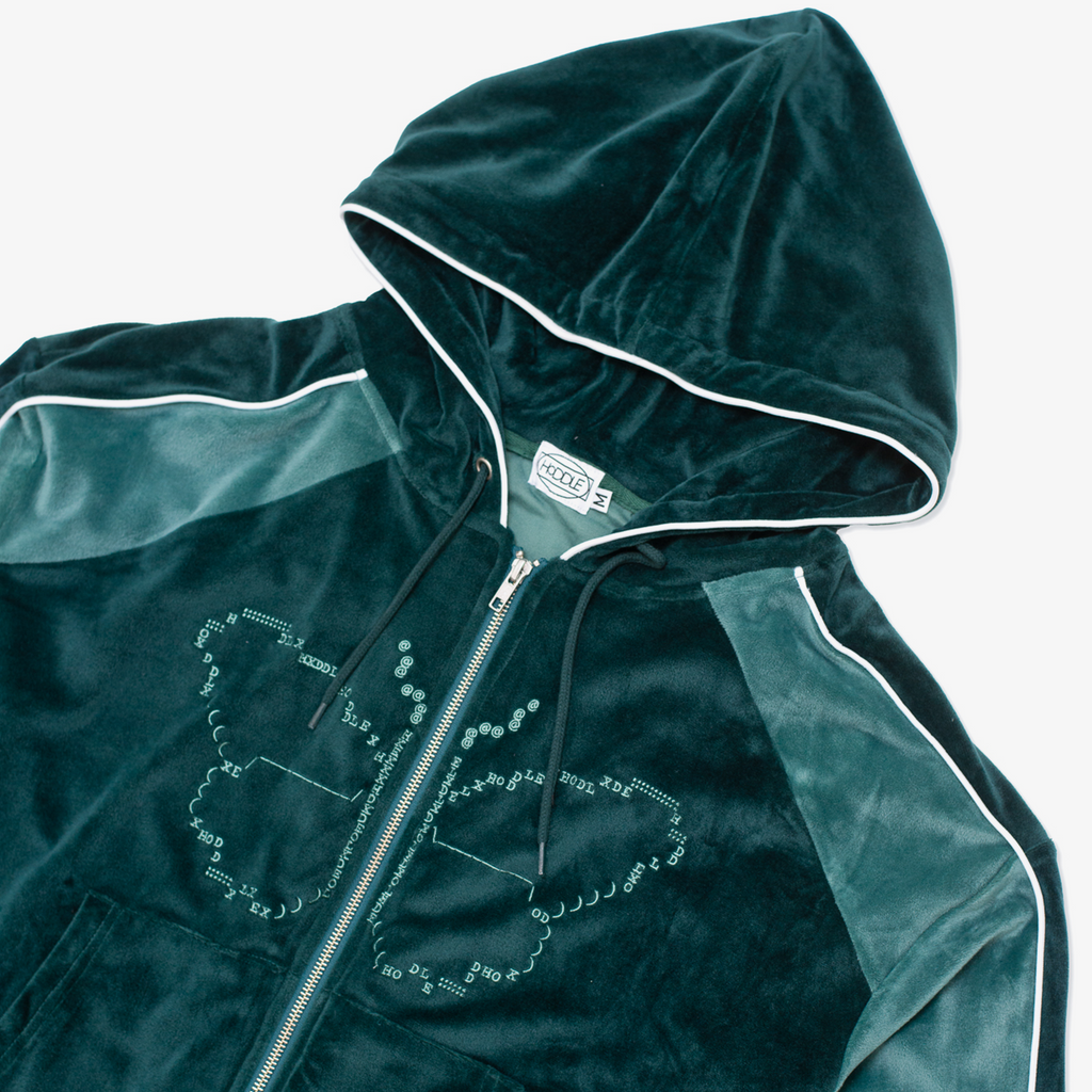 Butterfly Code Track Top Green