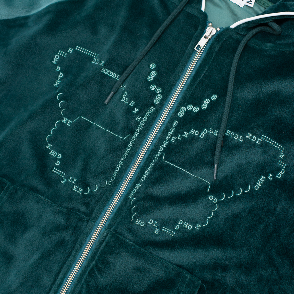 Butterfly Code Track Top Green