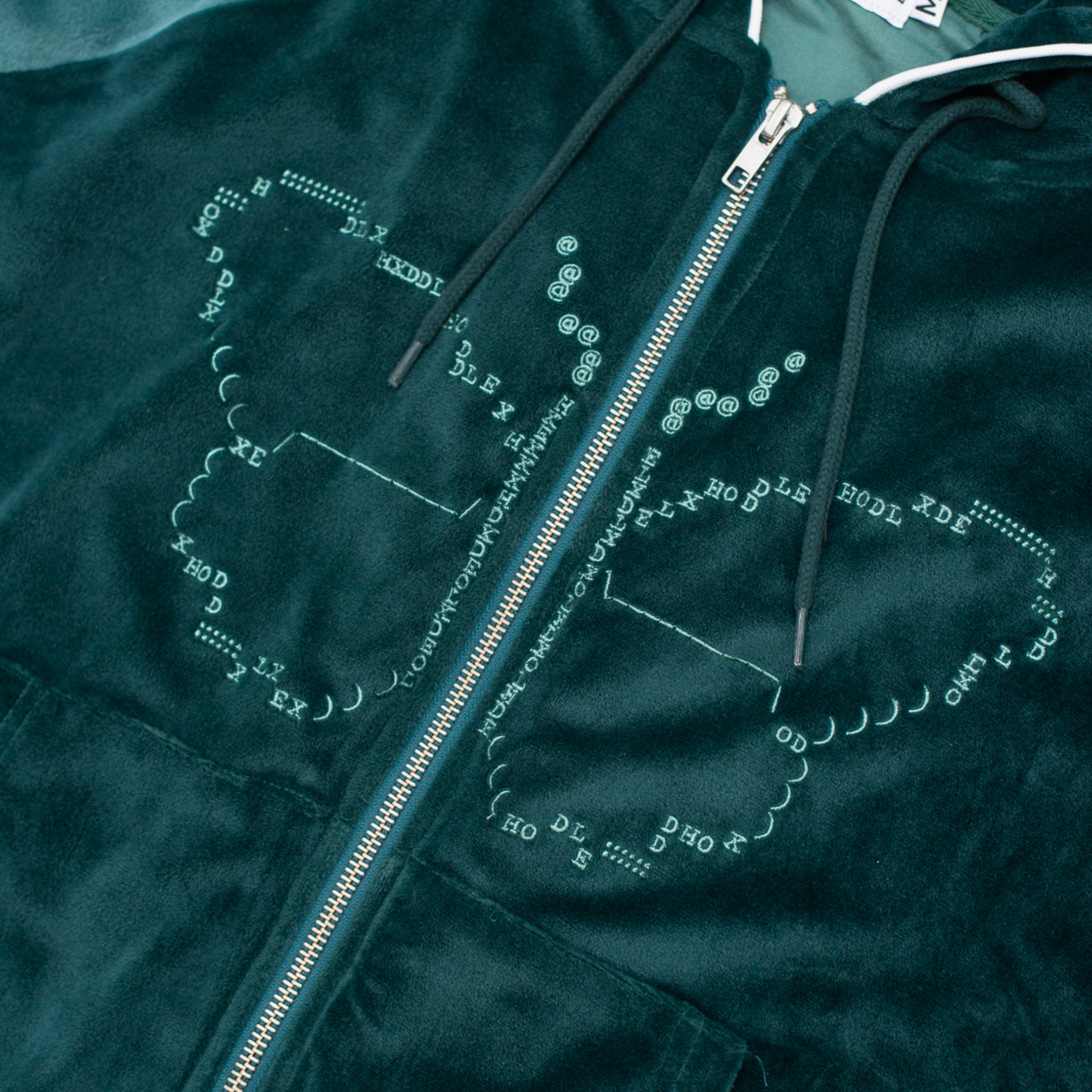 Butterfly Code Track Top Green