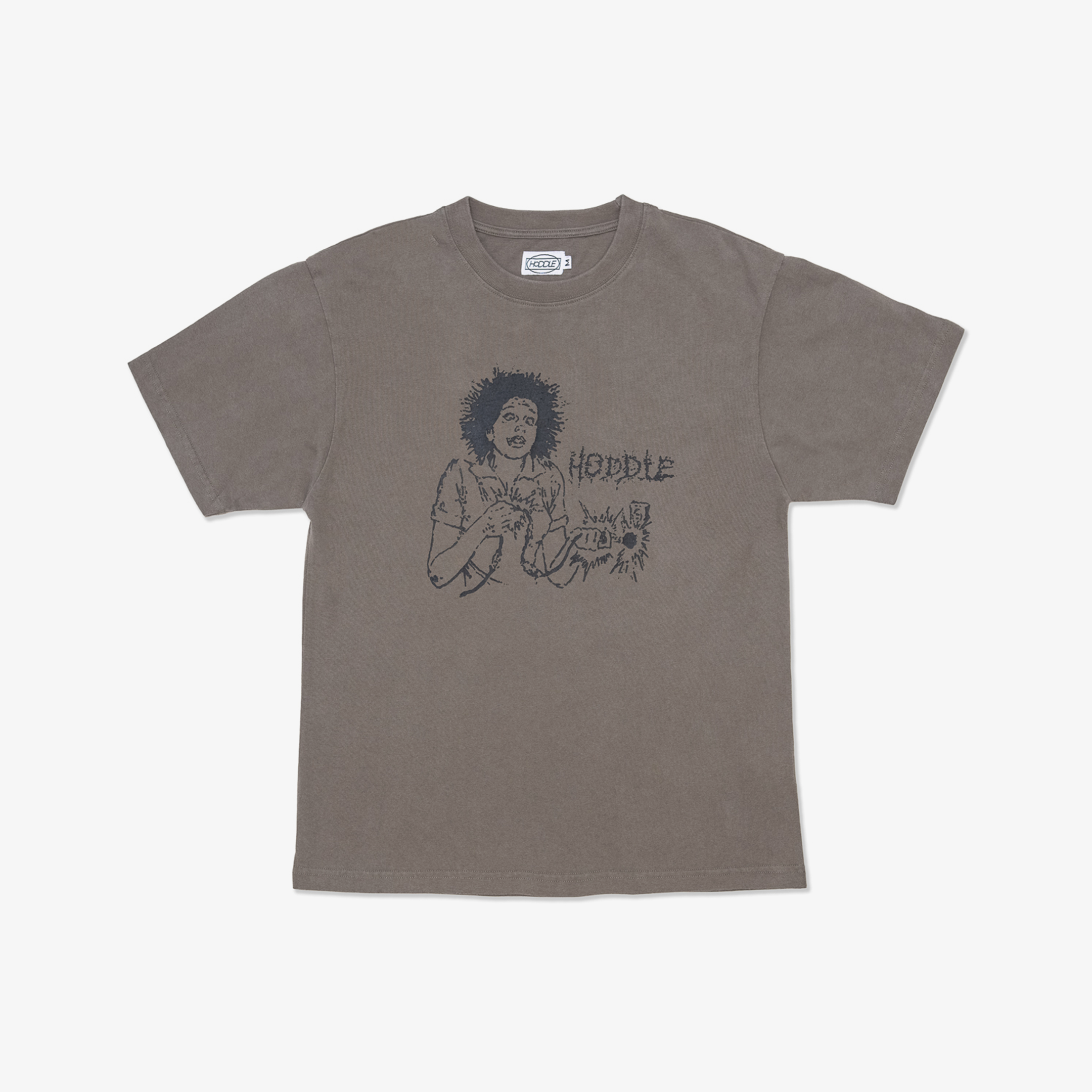 Hoddle Shock Tee Faded Black