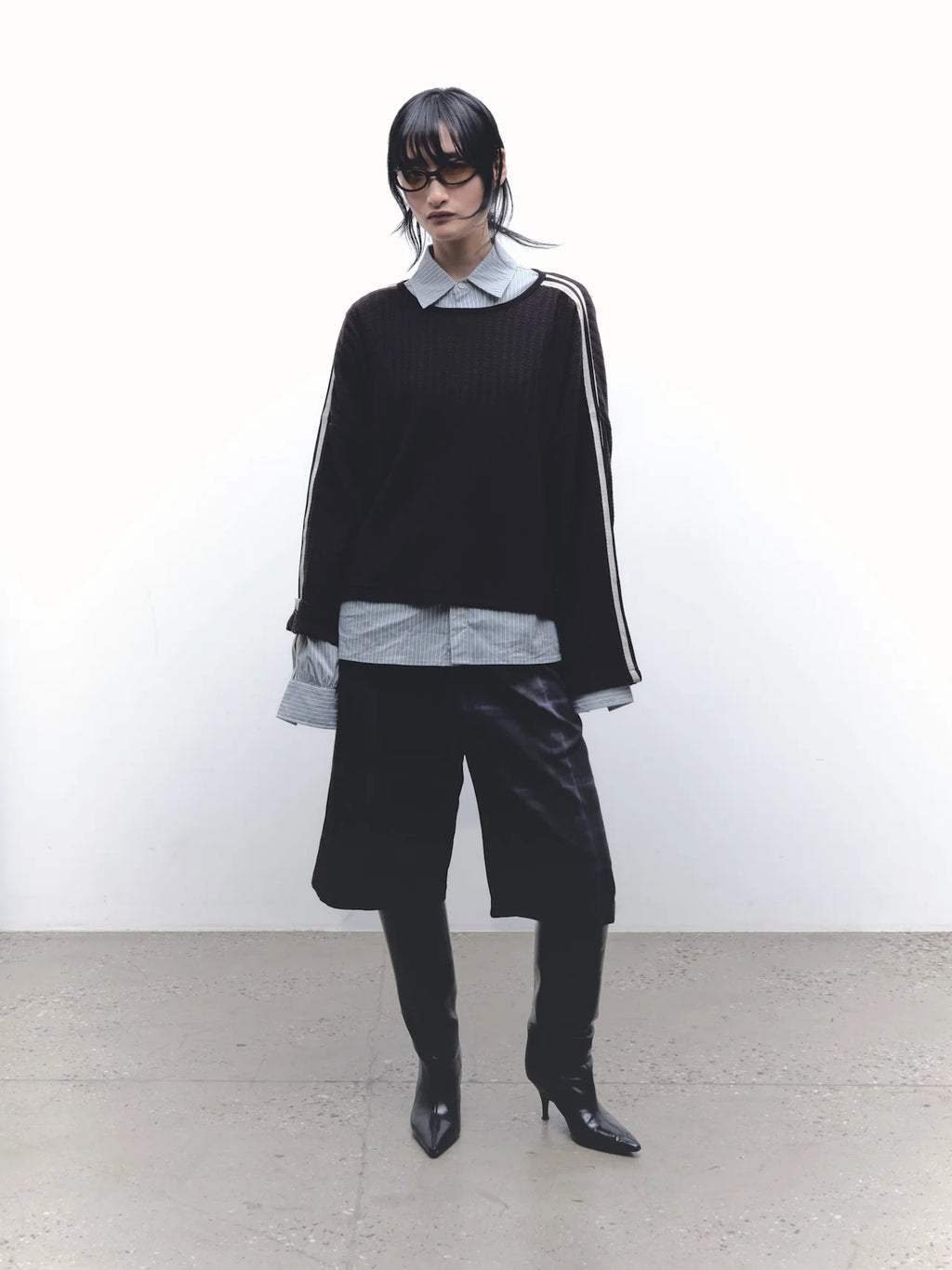 Panel Trim Knit