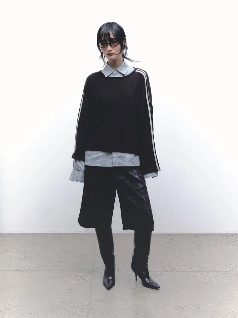 Panel Trim Knit