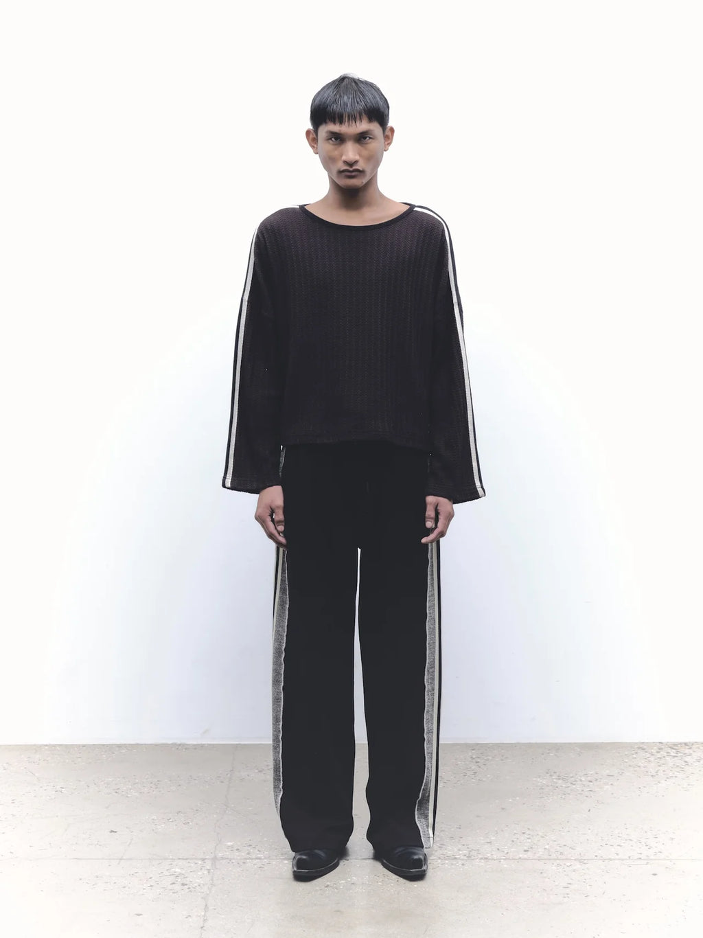 Panel Trim Knit