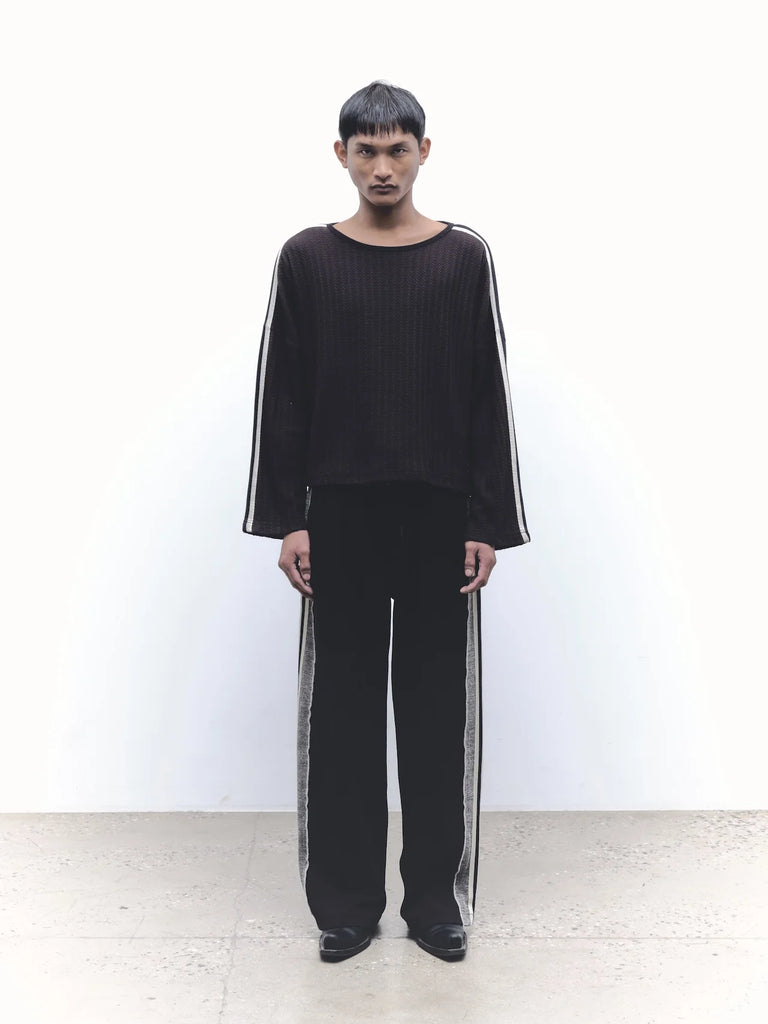 Panel Trim Knit