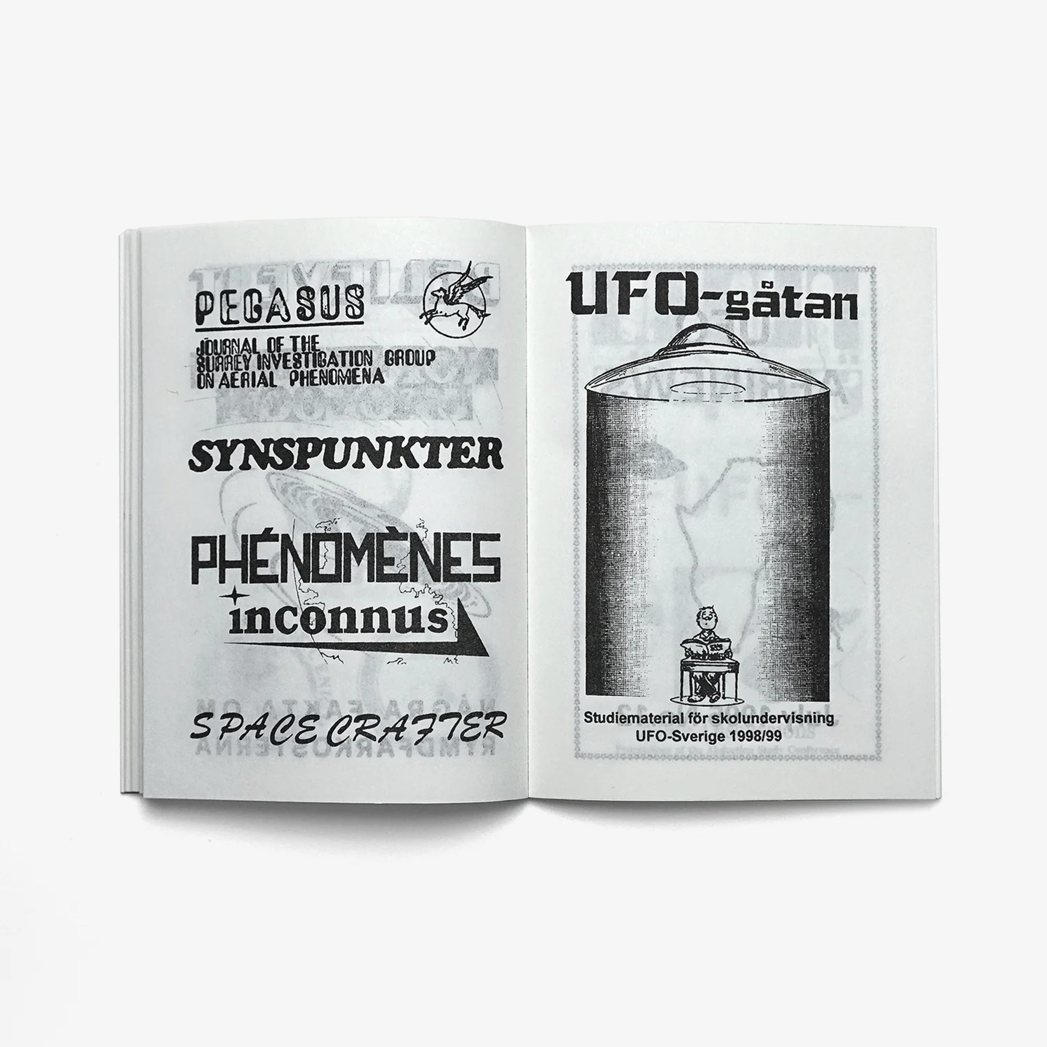 LOGOS FROM THE UFOLOGY SCENE