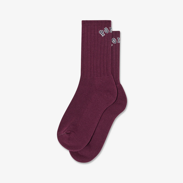 Large Rib Socks, College Logo