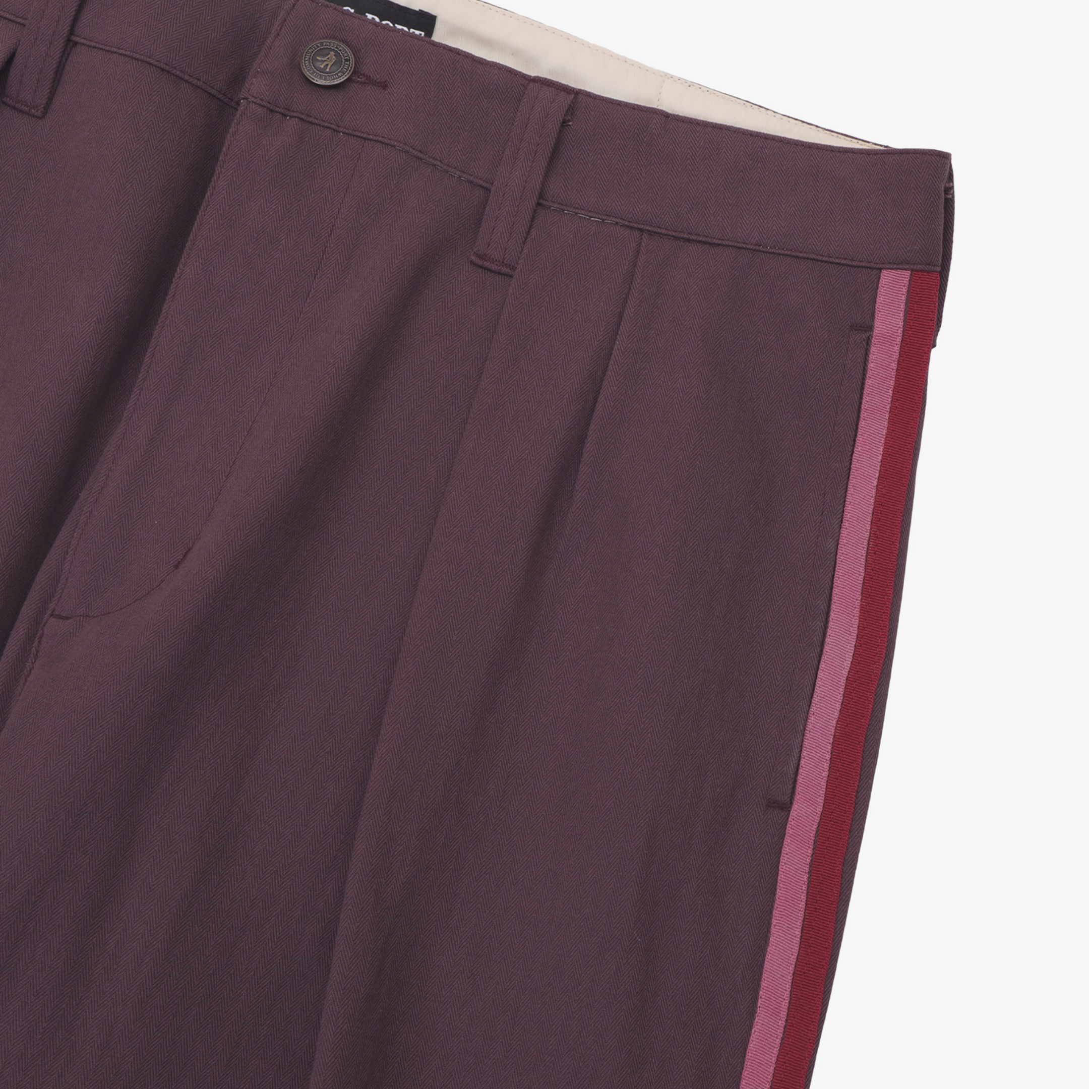 Leagues Club Stripe Pant | Plum
