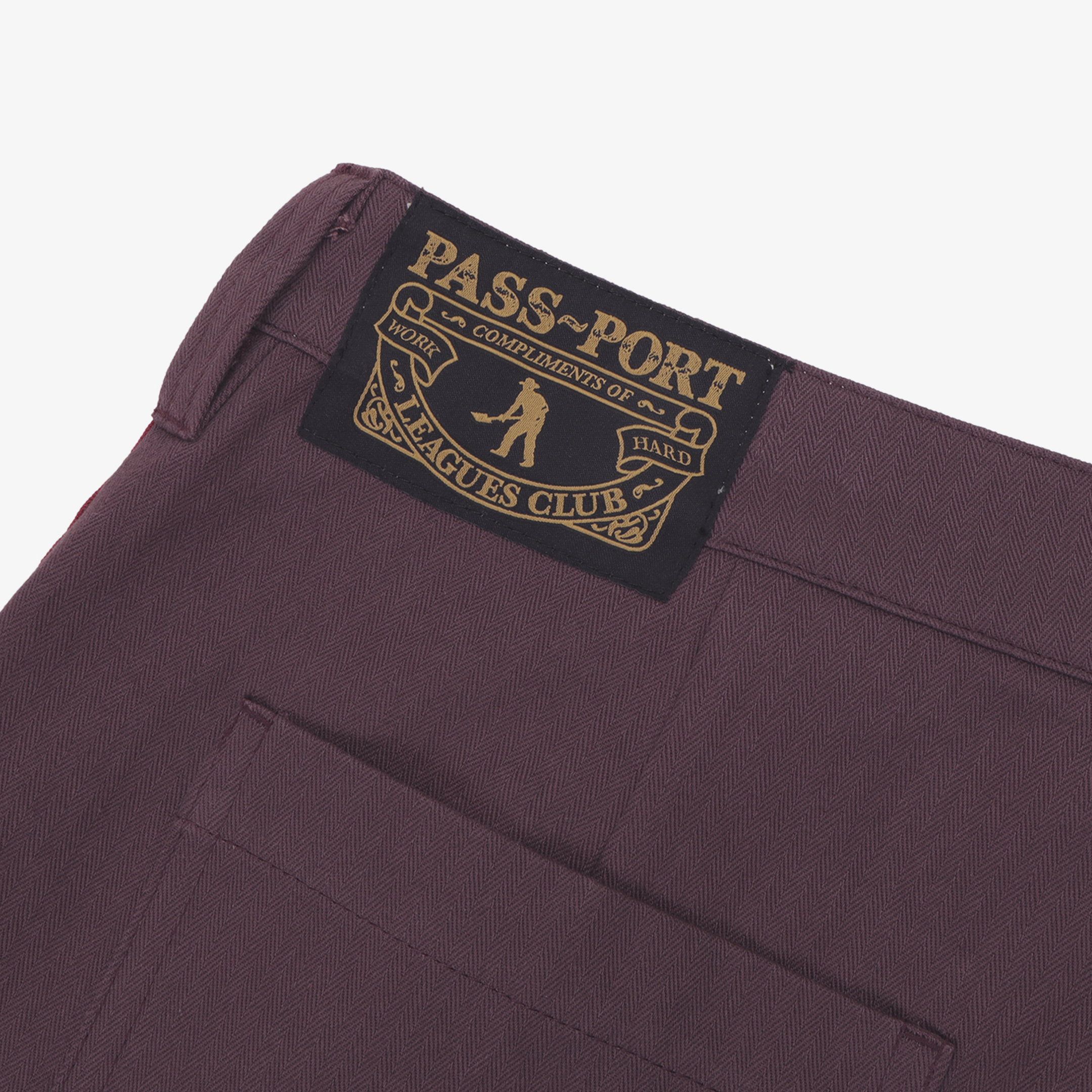 Leagues Club Stripe Pant | Plum