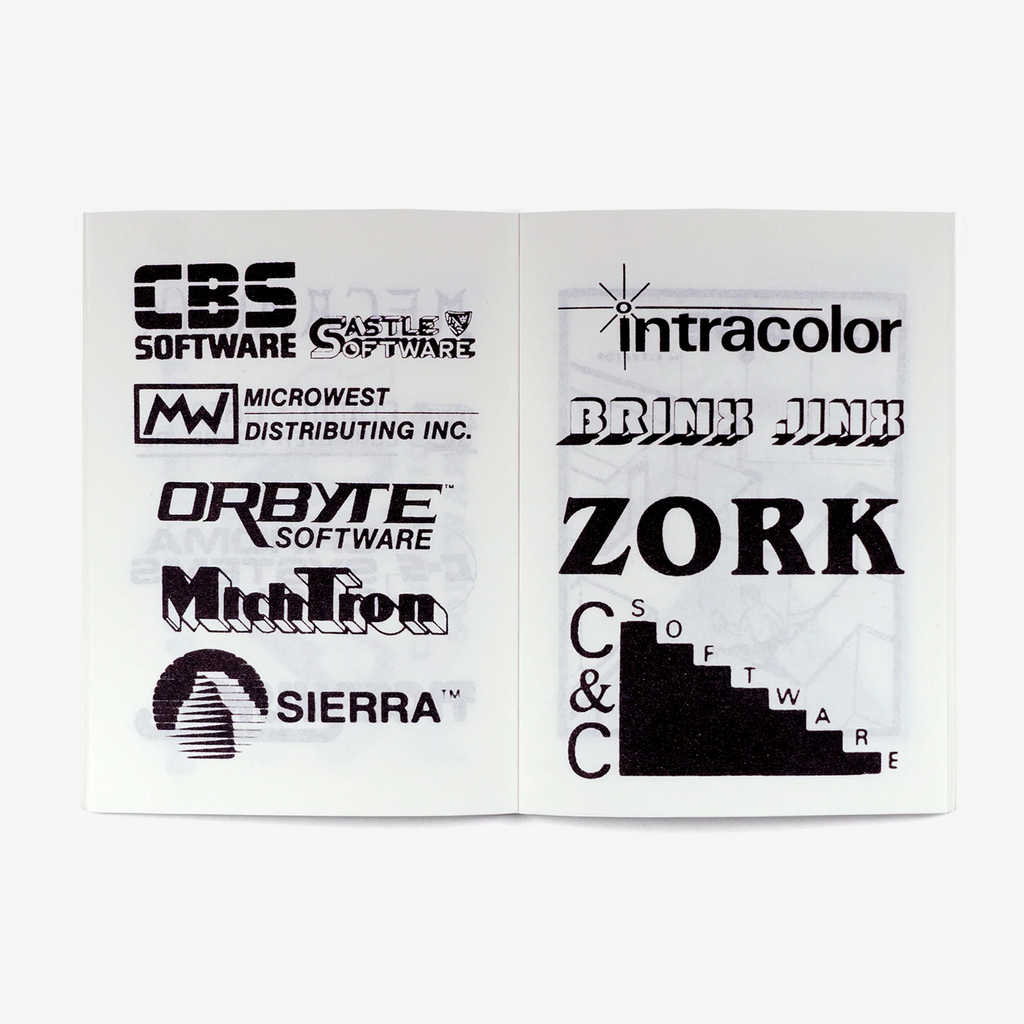 LOGOS OF THE EARLY COMPUTER SOFTWARE SCENE