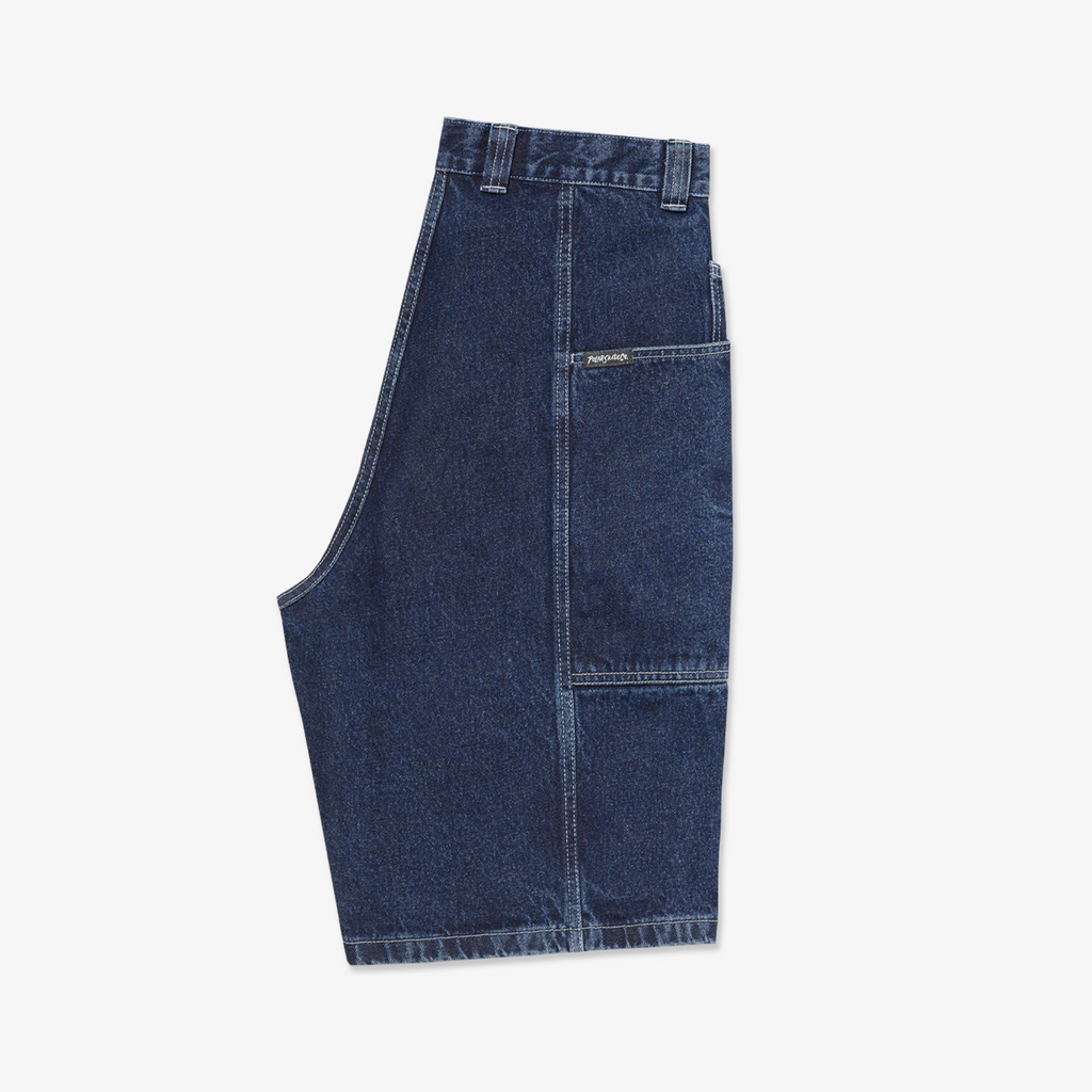 Jiro Shorts | Dark Blue w/ White Stitching