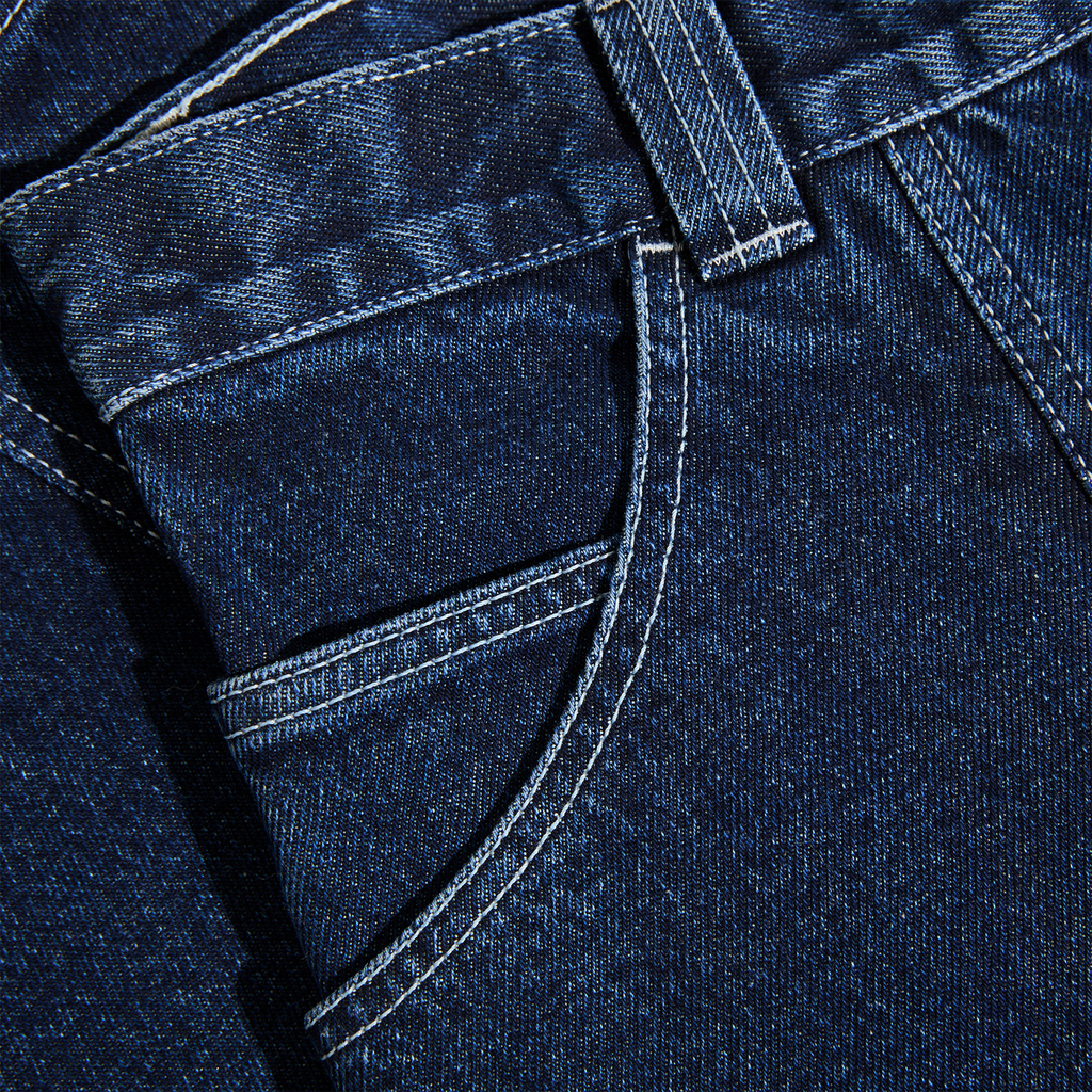 Jiro Shorts | Dark Blue w/ White Stitching