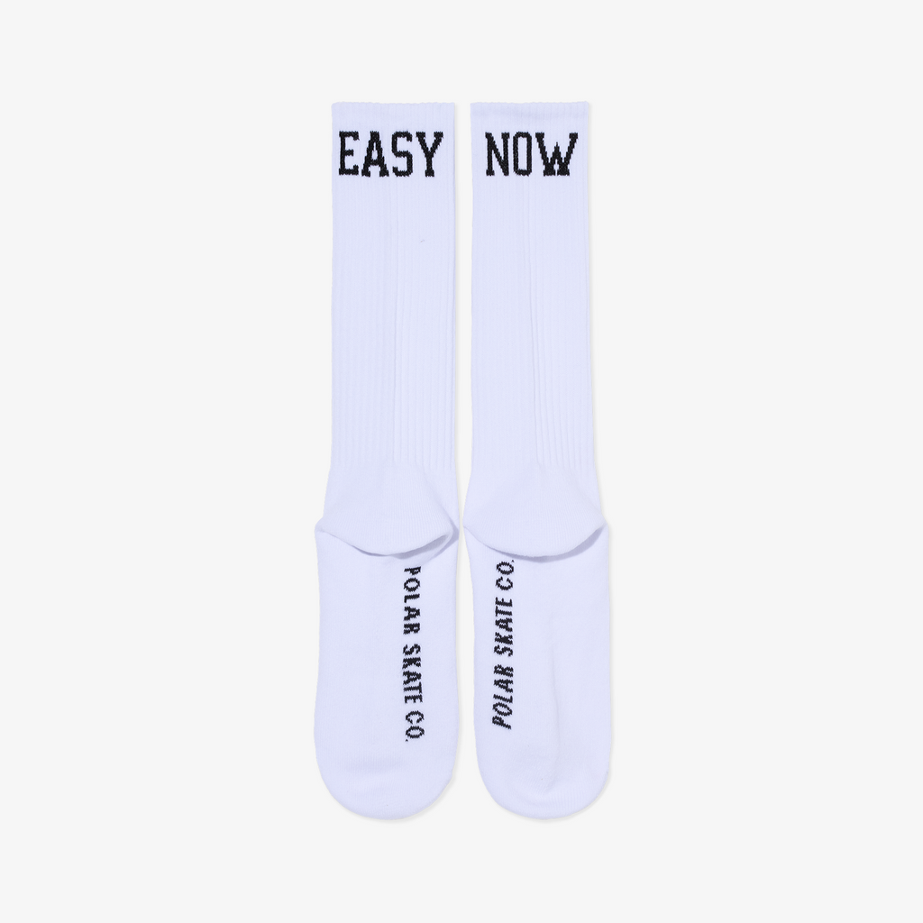 Rib Socks, Long | Easy Now - White