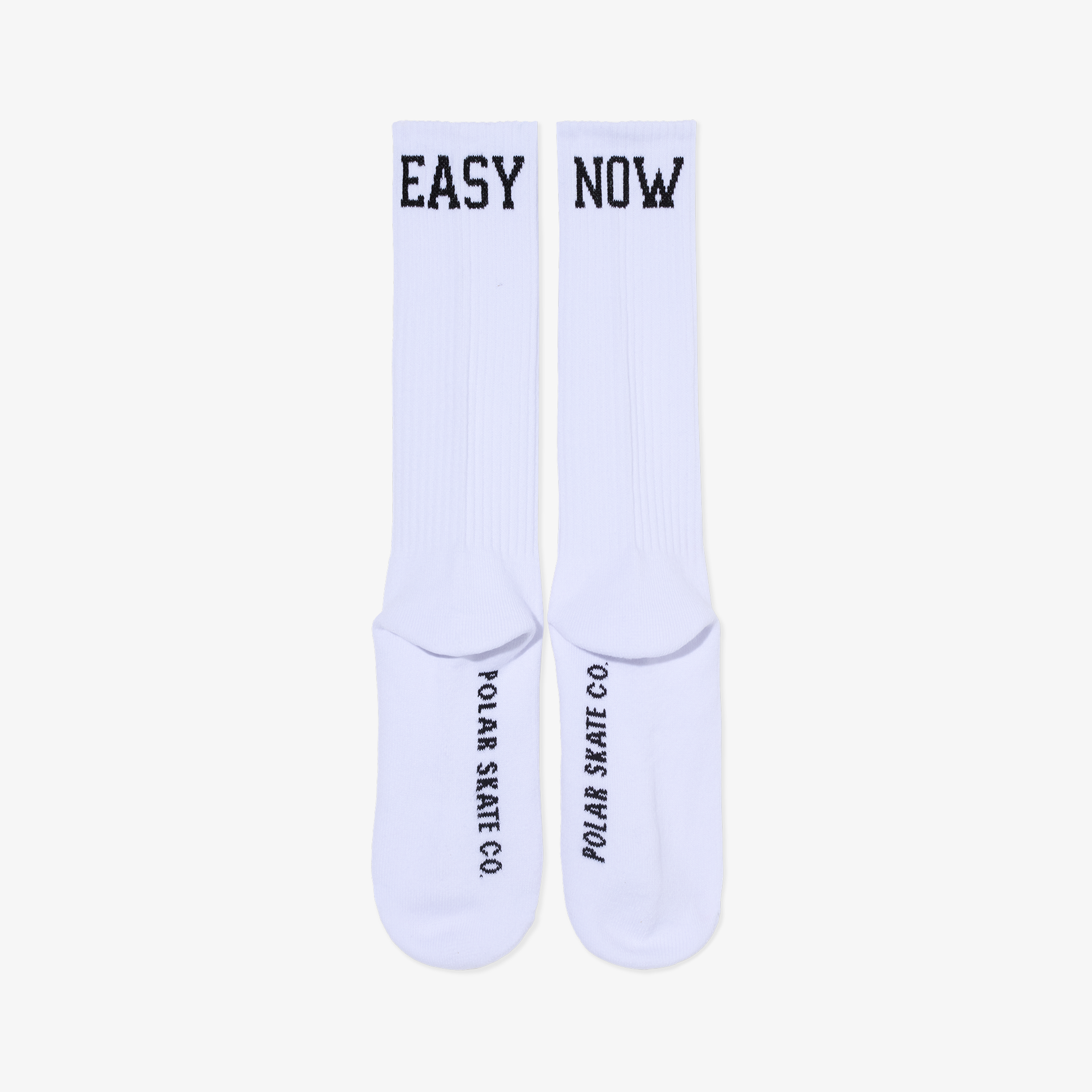 Rib Socks, Long | Easy Now - White