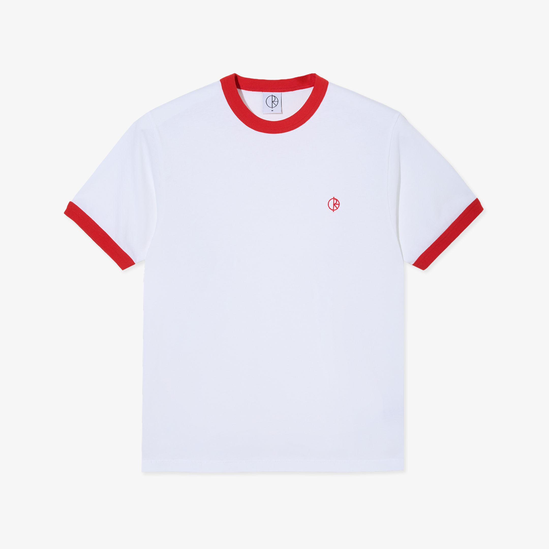 Ringer Tee - White/Red