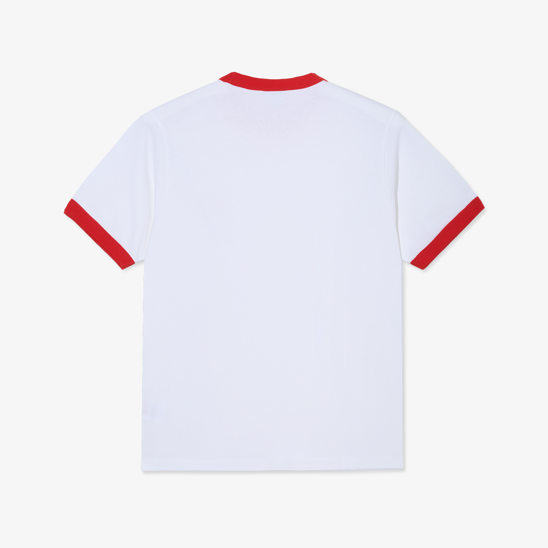 Ringer Tee - White/Red