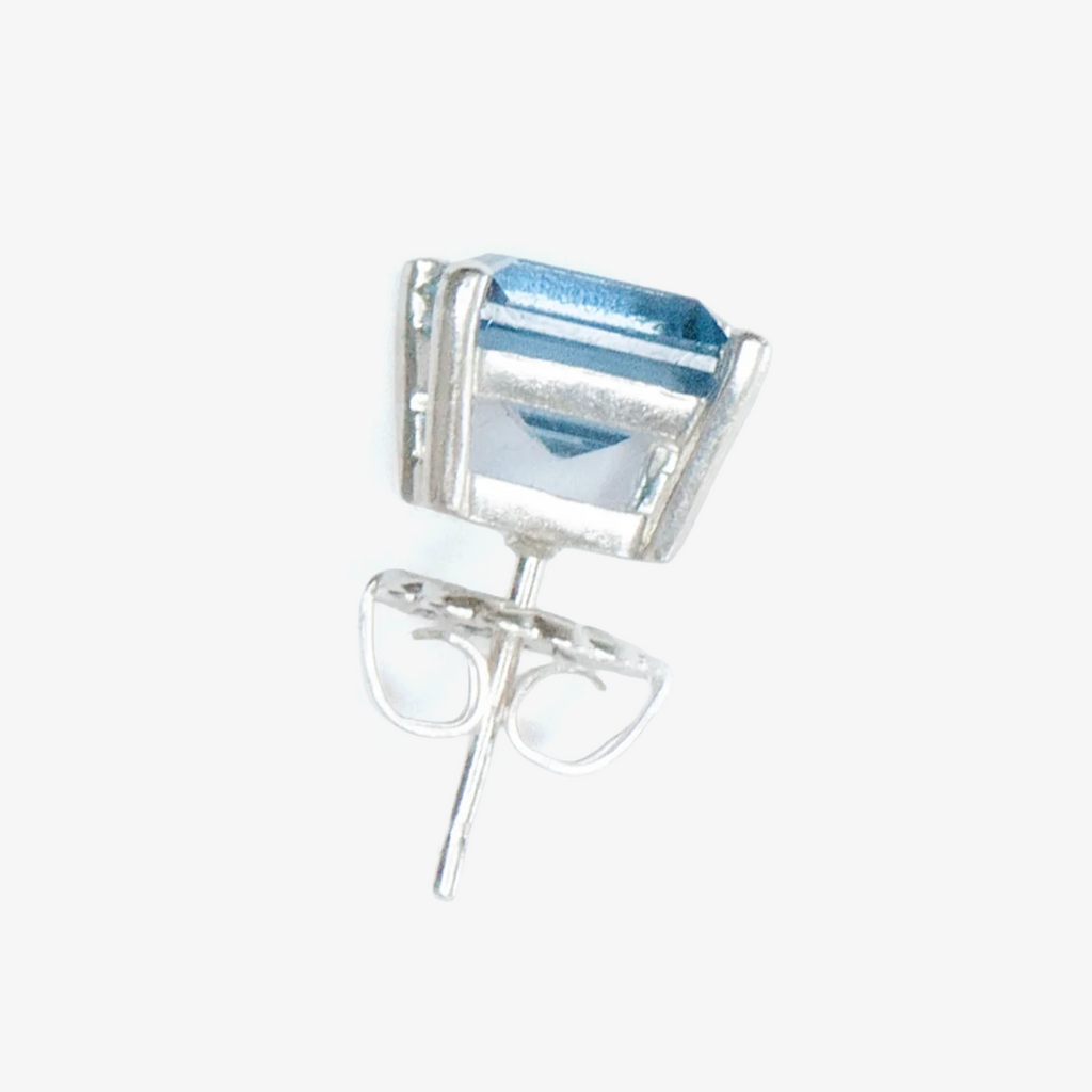 Blue Topaz Stud
