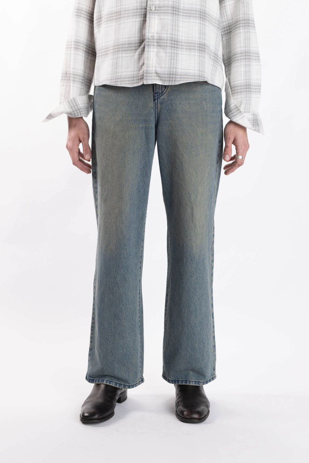 Aged Blue Denim
