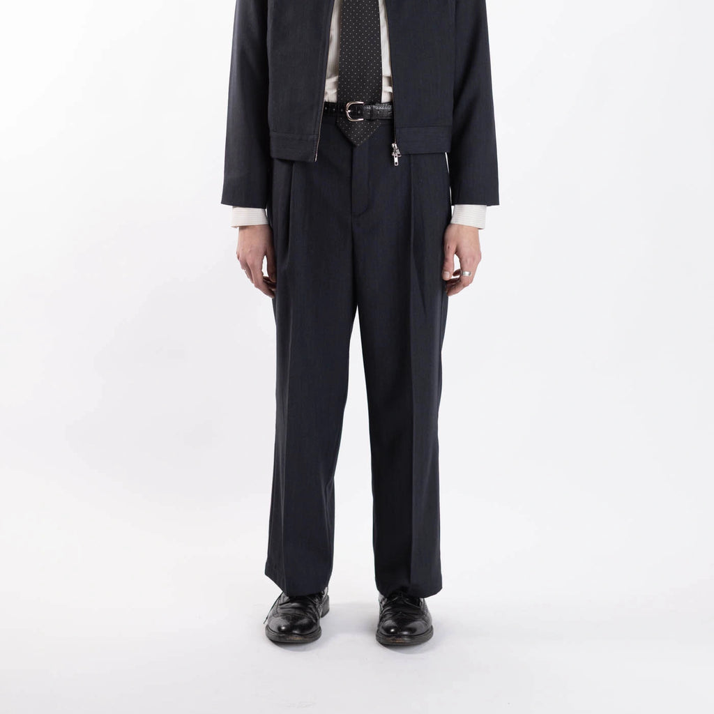 Merino Pleated Pants