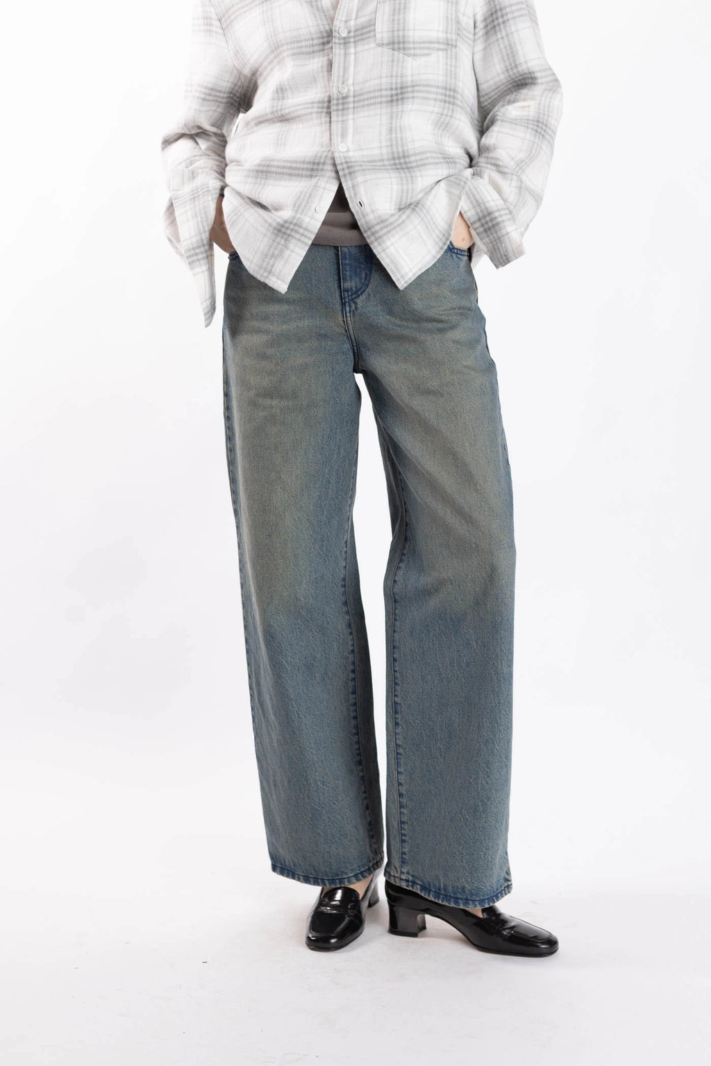 Aged Blue Denim