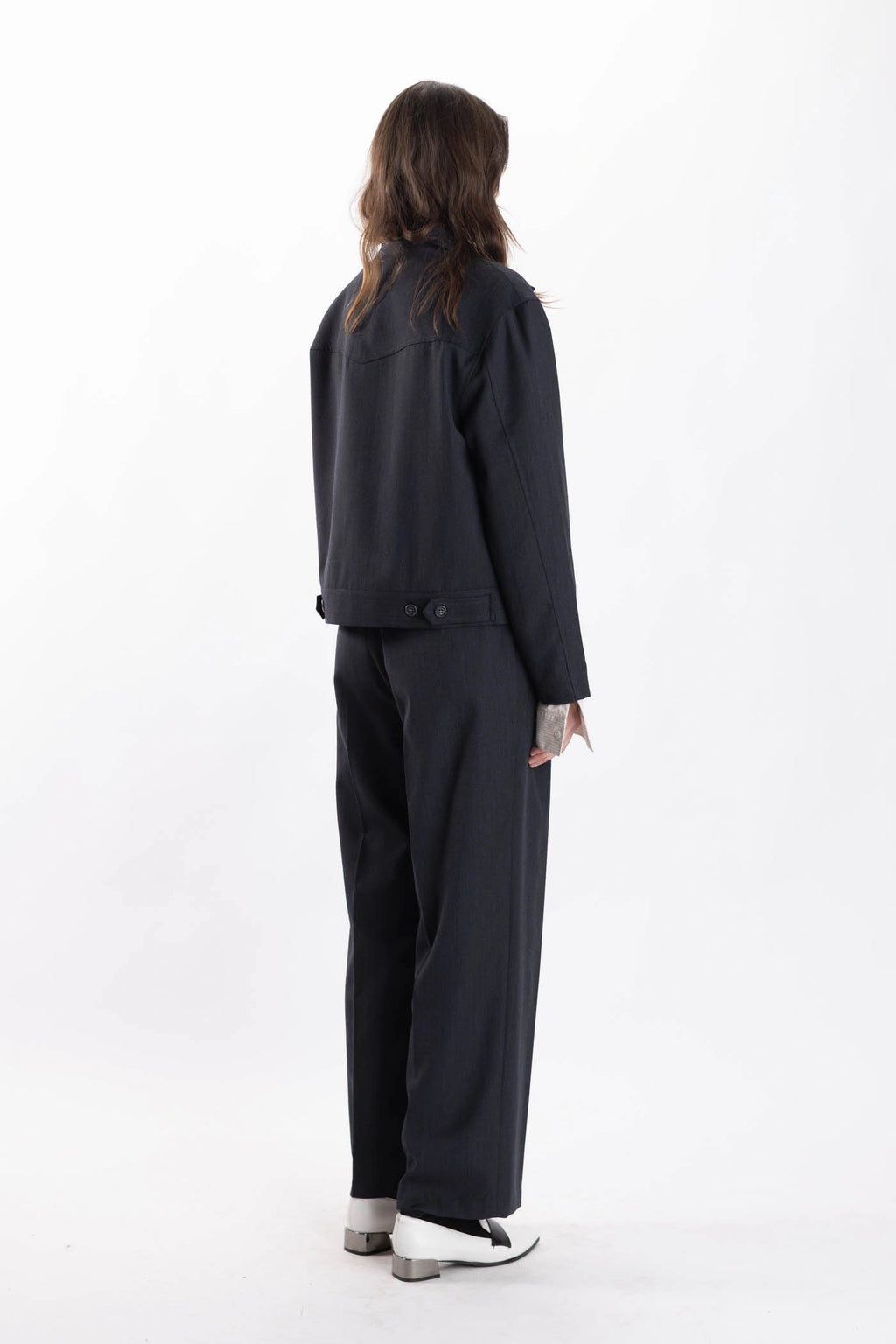 Merino Pleated Pants