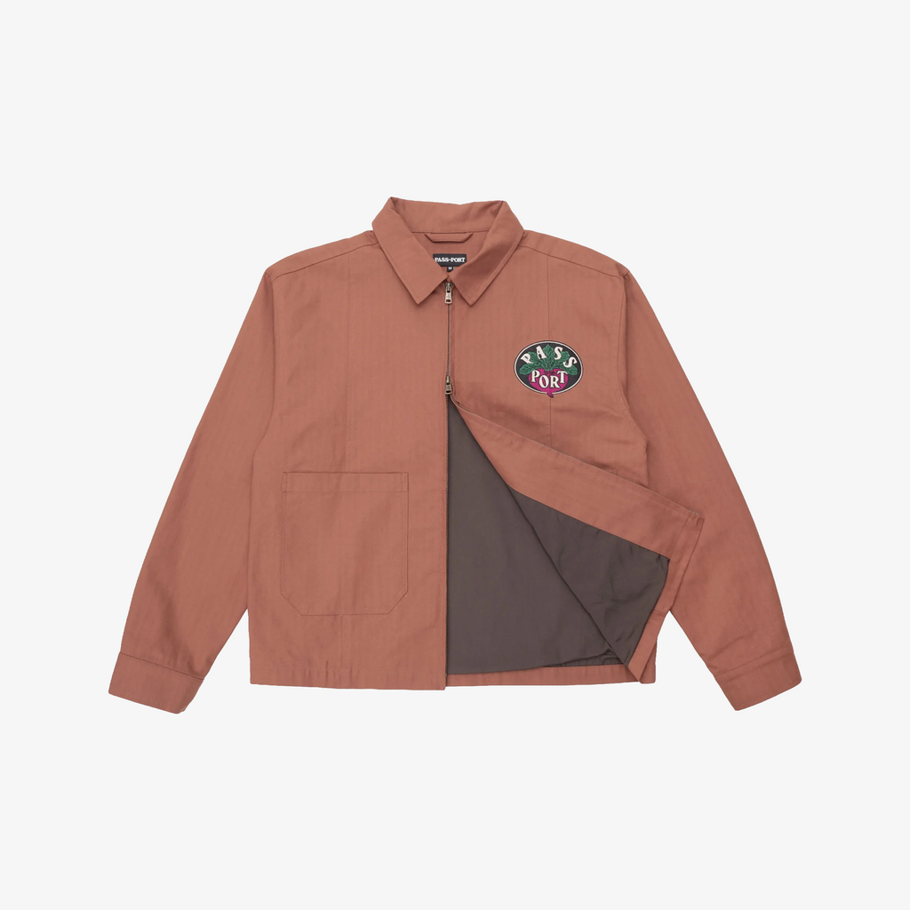 Radish Herringbone Workers Jacket