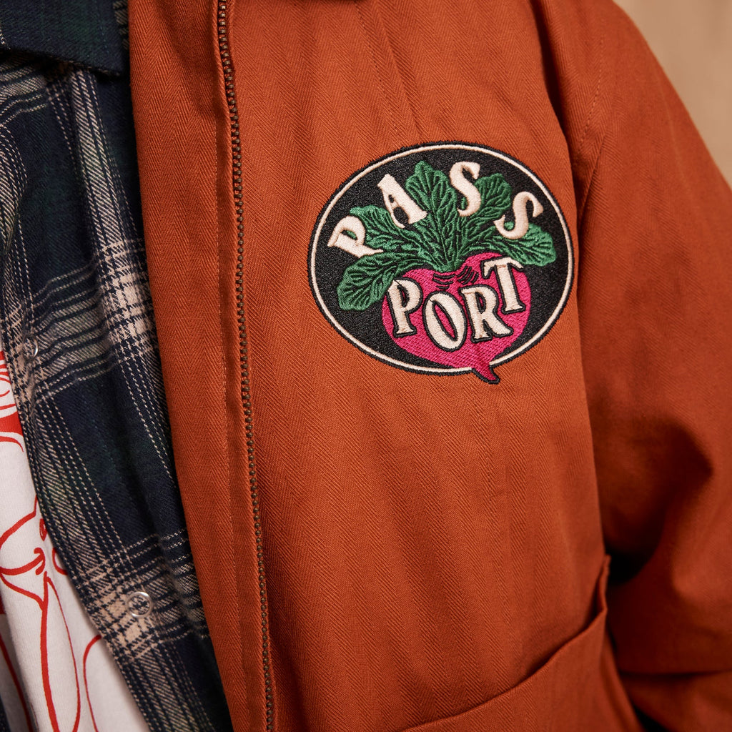 Radish Herringbone Workers Jacket