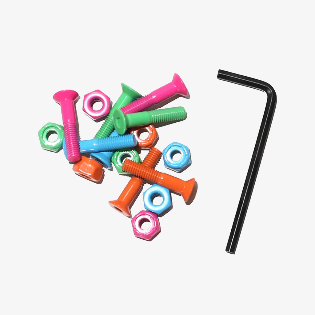 1" Allen Bolts Multi Colour